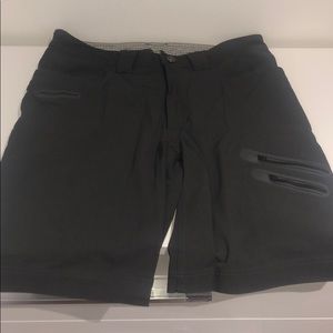 Dark gray lululemon shorts